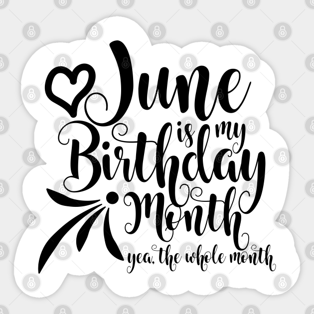 June Birthday Background